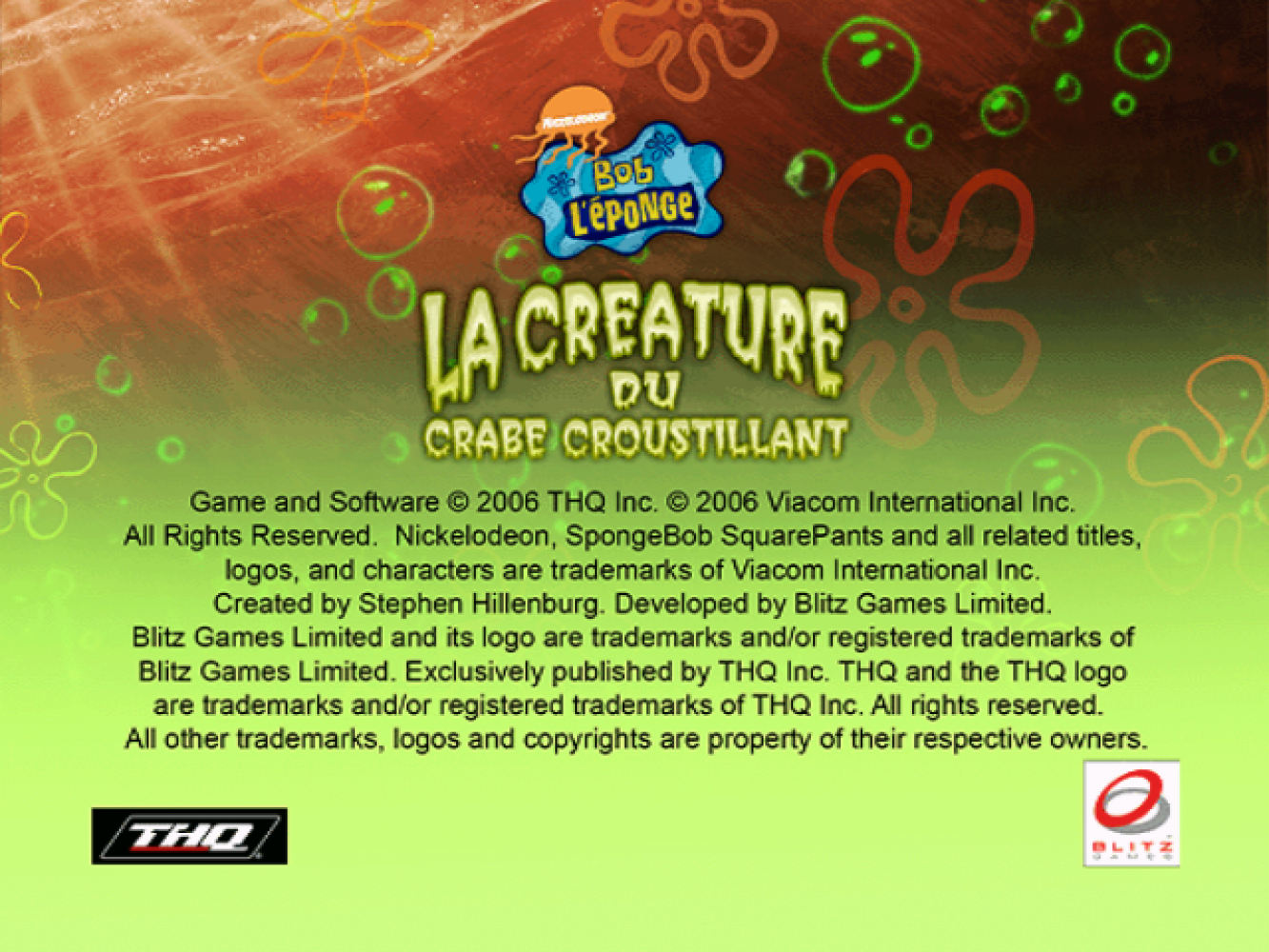 Nickelodeon Bob L eponge - La Creature du Crabe Croustillant